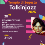 Talkinjazz 2025, Rita Marcotulli Trio, Tempio di Segesta 28 Agosto